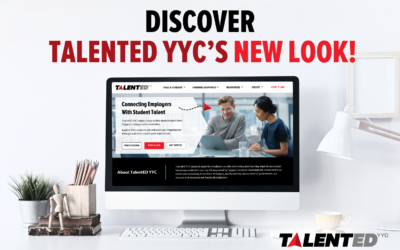 Example of new talentedyyc.com website where posting student opportunities is now easier than ever